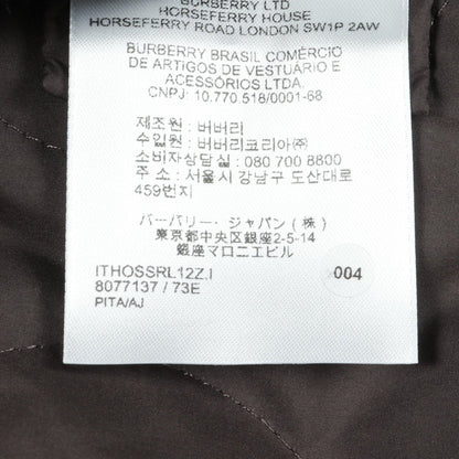 ボンバージャケット コットン カーキグリーン ムートン切替 バーバリー アウター BURBERRY