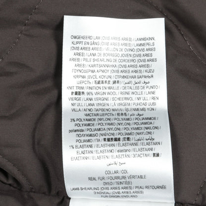 ボンバージャケット コットン カーキグリーン ムートン切替 バーバリー アウター BURBERRY