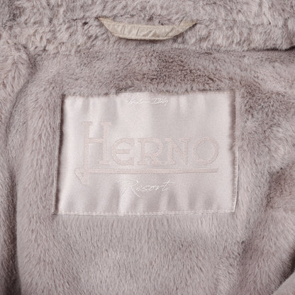RESORT コート ウール グレー フード付き ヘルノ アウター HERNO
