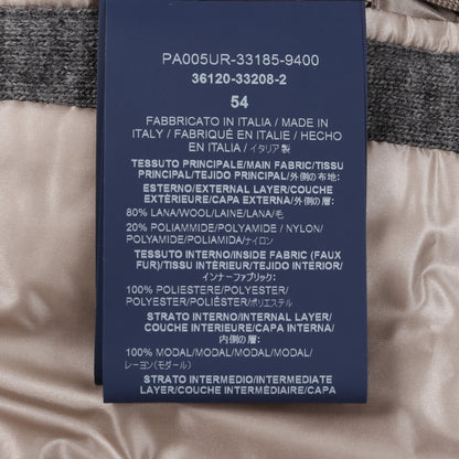 RESORT コート ウール グレー フード付き ヘルノ アウター HERNO