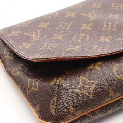 ミュゼットタンゴ ショートストラップ モノグラム ショルダーバッグ PVC レザー ブラウン ルイヴィトン バッグ LOUIS VUITTON