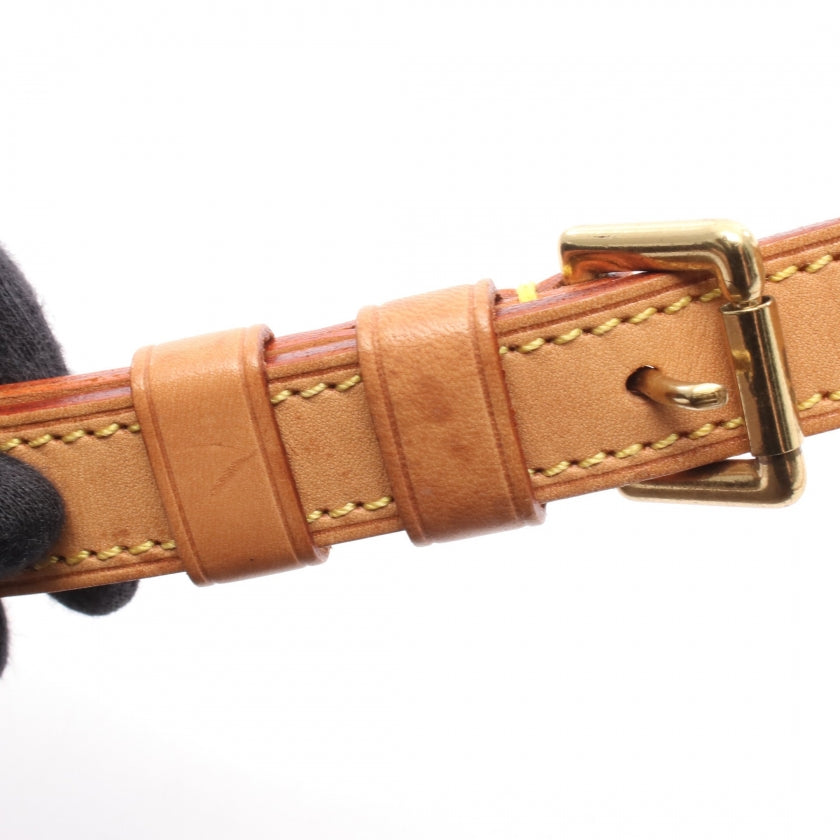 ミュゼットタンゴ ショートストラップ モノグラム ショルダーバッグ PVC レザー ブラウン ルイヴィトン バッグ LOUIS VUITTON