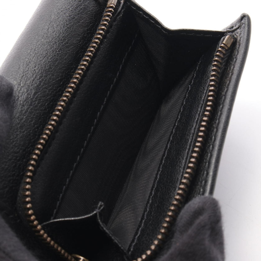 ダイアナ バンブー 三つ折り財布 レザー ブラック グッチ 財布・小物 GUCCI