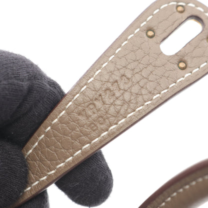 リンディ26 エトゥープ ショルダーバッグ トリヨンクレマンス グレーブラウン ゴールド金具 Y刻印 エルメス バッグ HERMES