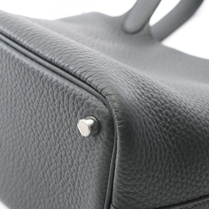 ピコタンロックPM ヴェールフォンセ ハンドバッグ トリヨンクレマンス ダークグリーン シルバー金具 K刻印 エルメス バッグ HERMES