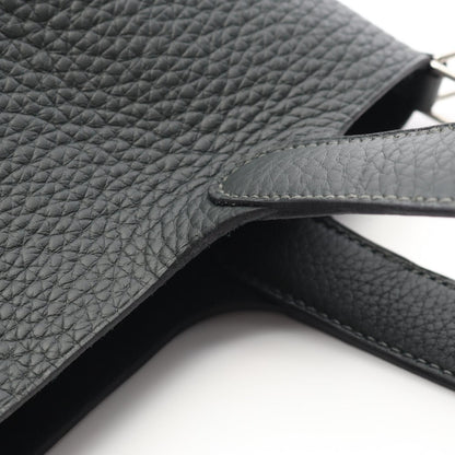 ピコタンロックPM ヴェールフォンセ ハンドバッグ トリヨンクレマンス ダークグリーン シルバー金具 K刻印 エルメス バッグ HERMES