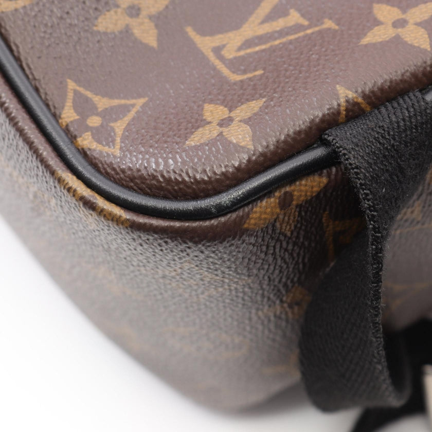 ジョッシュ モノグラムマカサー バックパック リュックサック PVC レザー ブラウン ブラック ルイヴィトン バッグ LOUIS VUITTON