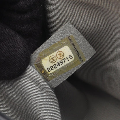 ボーイシャネル シェブロン Vステッチ チェーンショルダーバッグ レザー ブラック シルバー金具 シャネル バッグ CHANEL