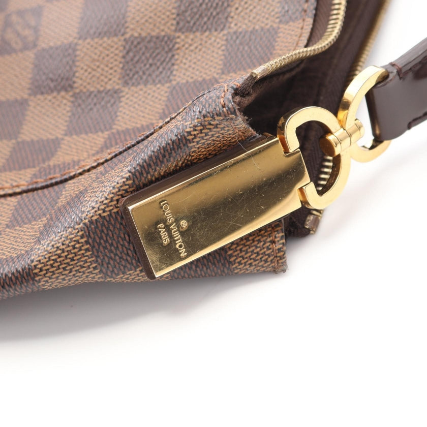 ポートペローPM ダミエエベヌ ワンショルダーバッグ PVC レザー ブラウン ルイヴィトン バッグ LOUIS VUITTON