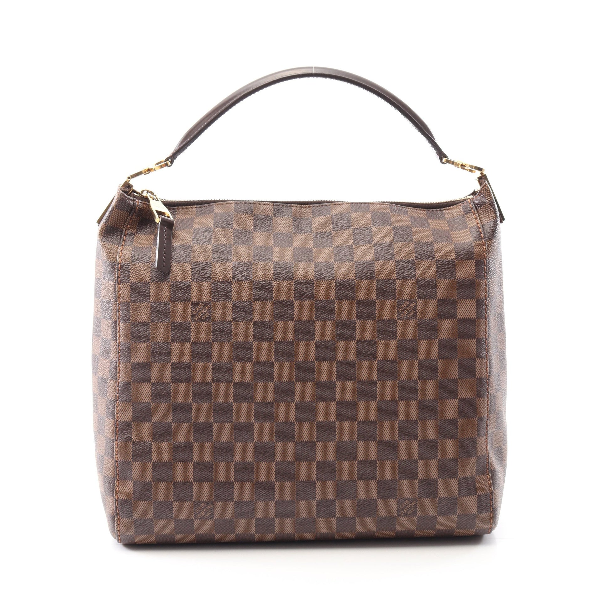 ポートペローPM ダミエエベヌ ワンショルダーバッグ PVC レザー ブラウン ルイヴィトン バッグ LOUIS VUITTON