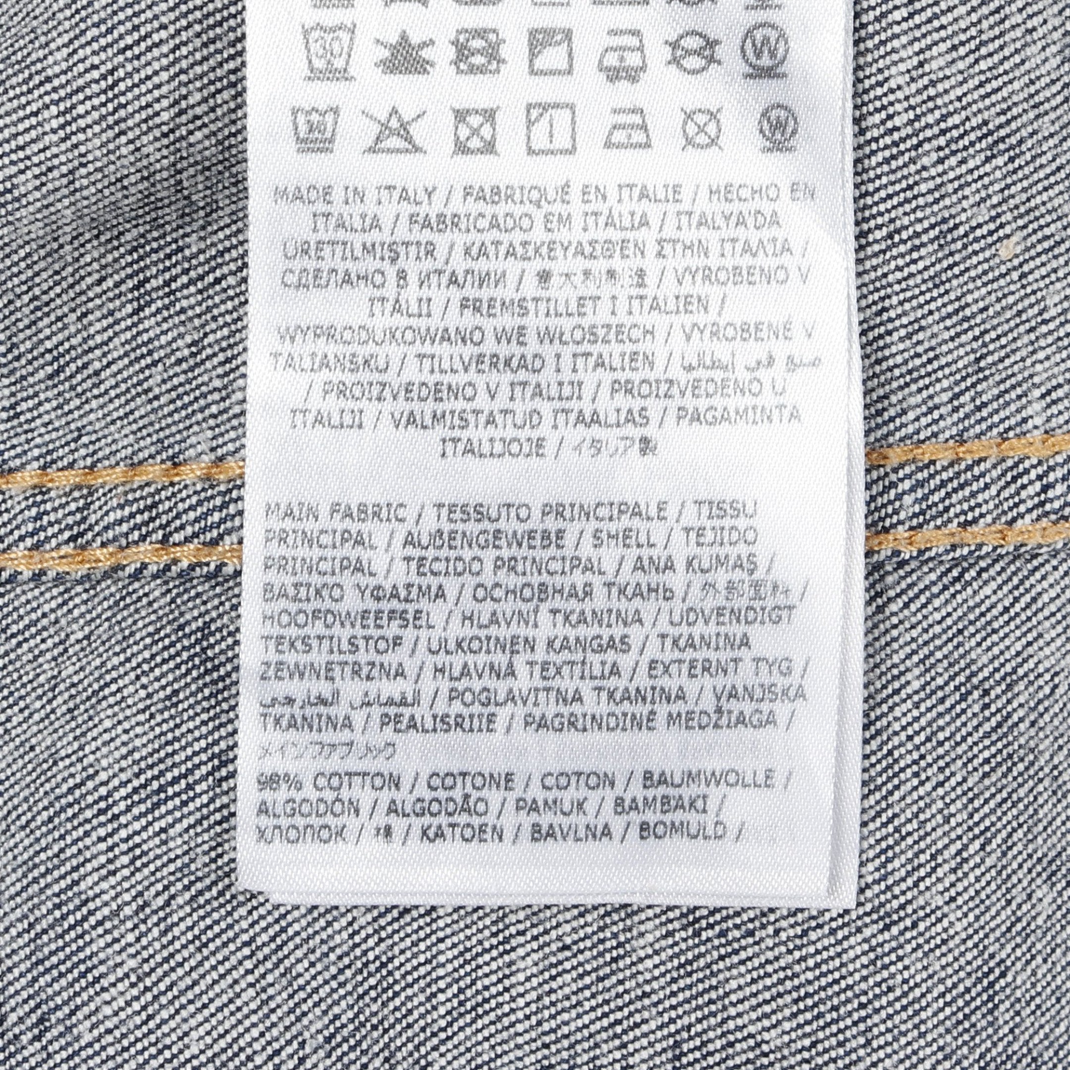 Icon Splatter Dan Jacket デニムジャケット コットン インディゴ