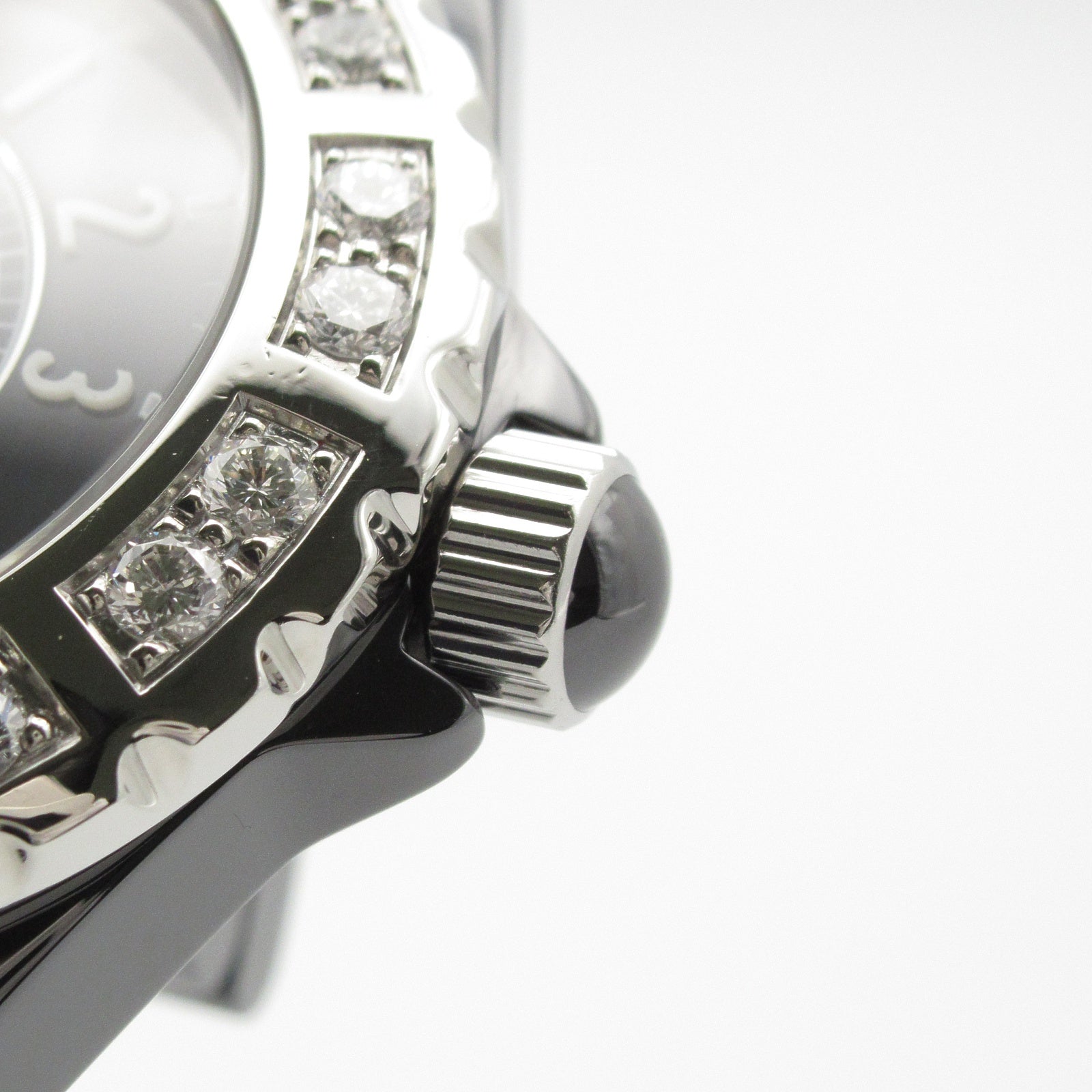 J12 ダイヤベゼル メンズ 腕時計 自動巻き セラミック ダイヤモンド