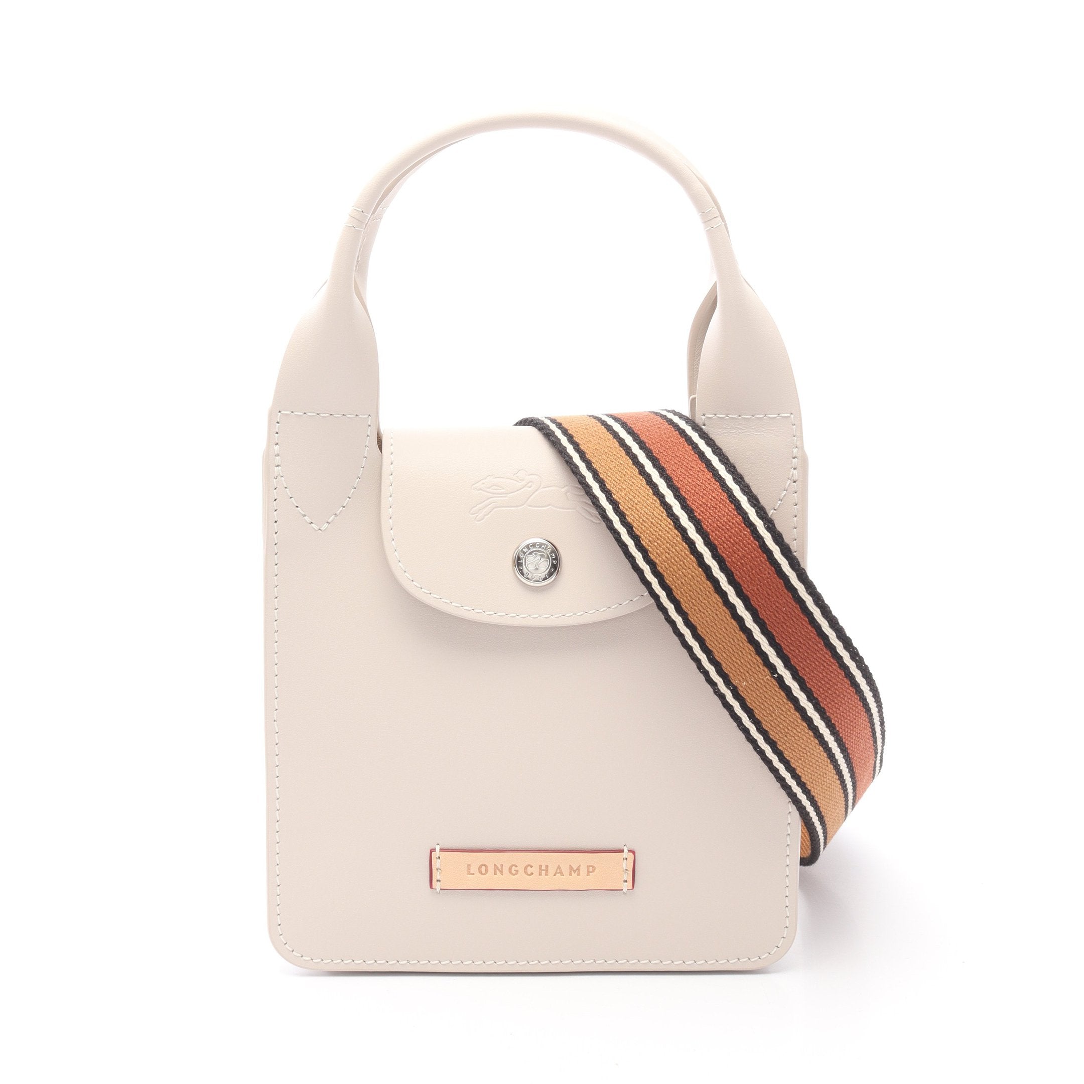 ル プリアージュ エクストラXS ハンドバッグ レザー ピンクベージュ