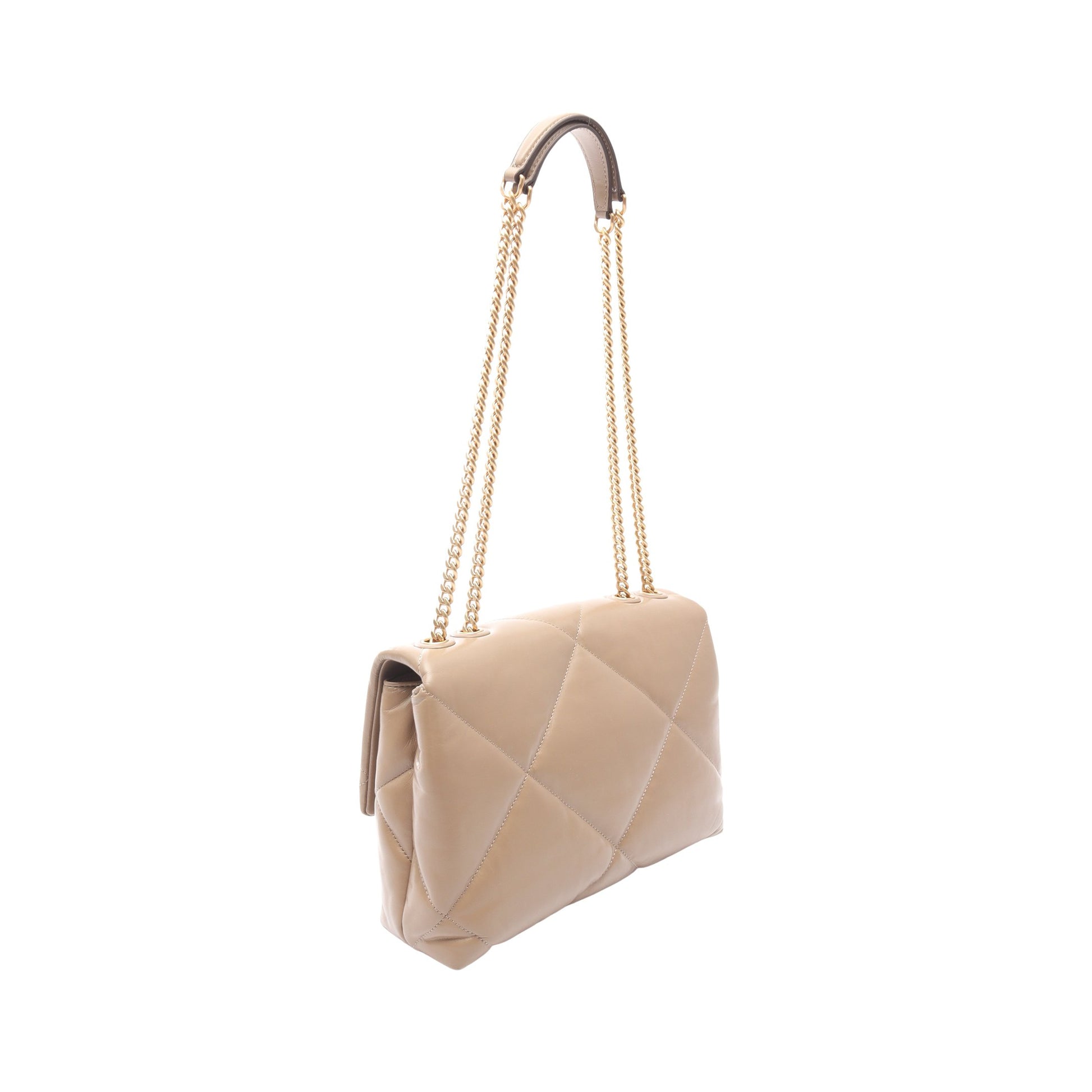 キラ Wチェーンショルダーバッグ レザー ベージュ トリーバーチ – RECLO 