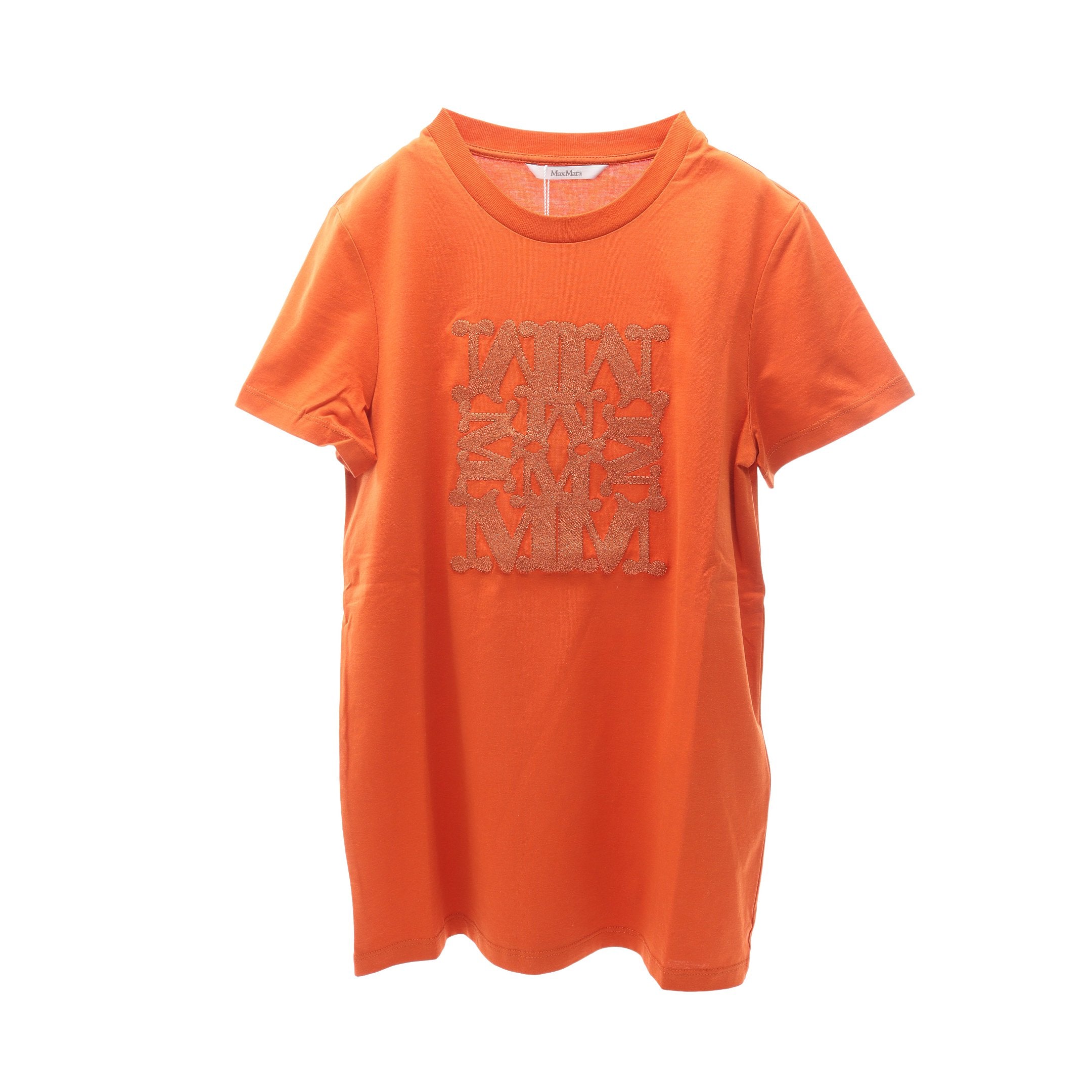 GIOVANE ジオヴァニ Tシャツ コットン オレンジブラウン マックス