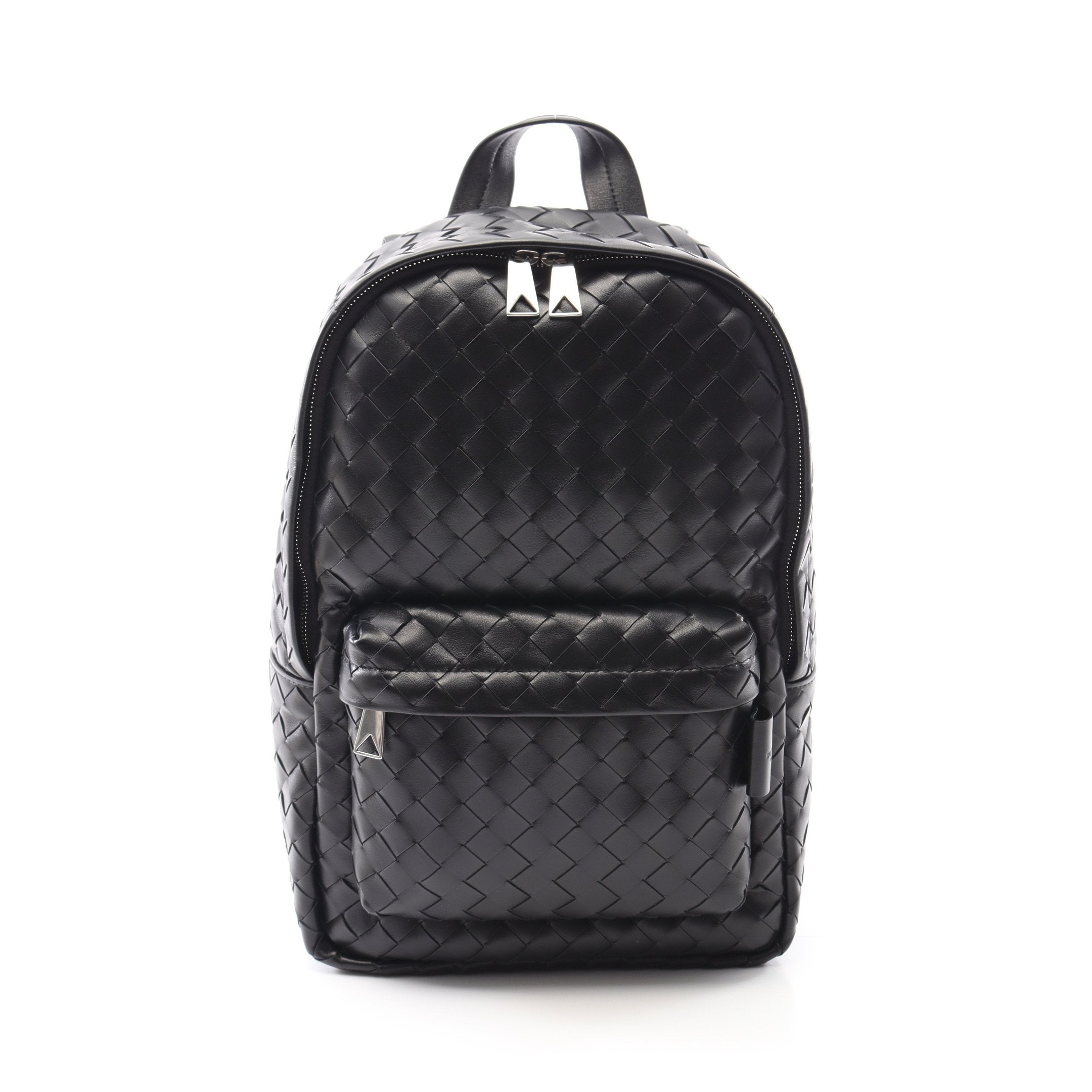 イントレチャート バックパック リュックサック レザー ブラック