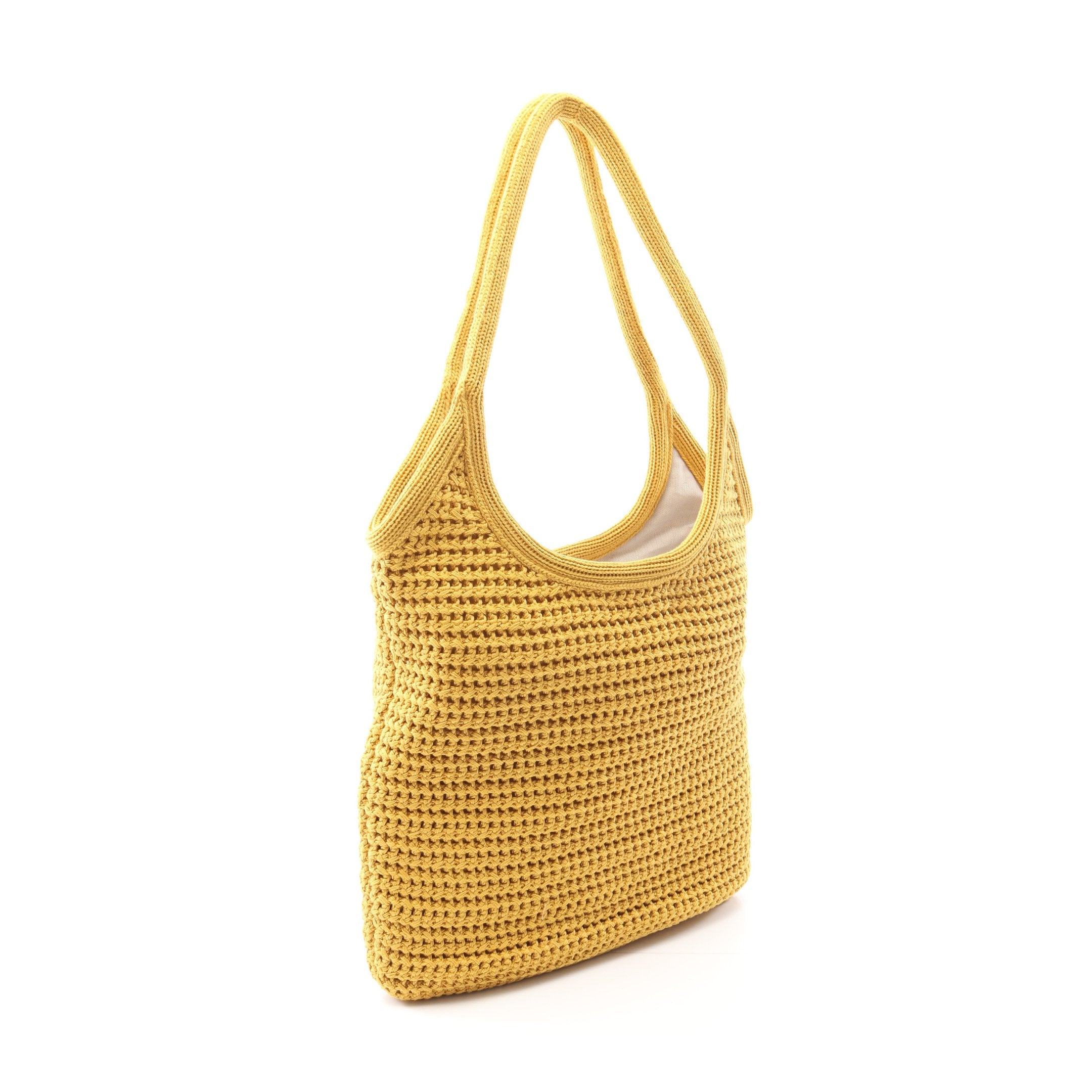 ショルダーバッグ トートバッグ キャンバス イエローブラウン ダーク