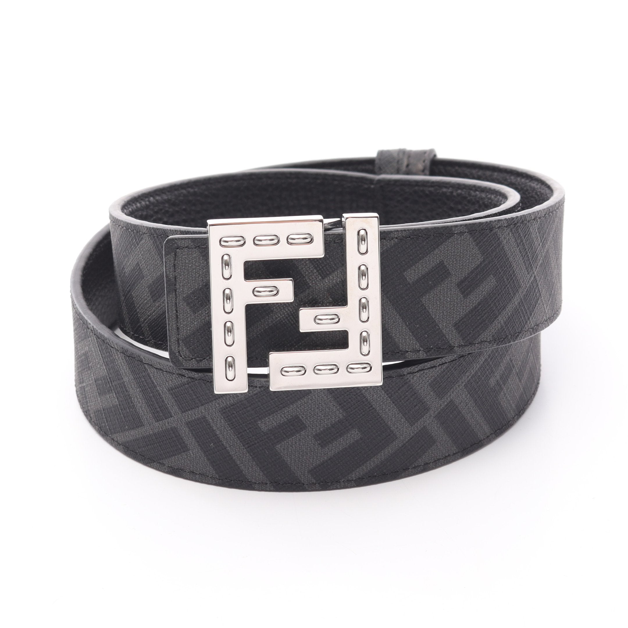 ✨️極美品✨️ フェンディ FFスクエア レザー リバーシブル ベルト ブラック FENDI フェンディ ベルト FF SQUARED BELT FFスクエアベルト