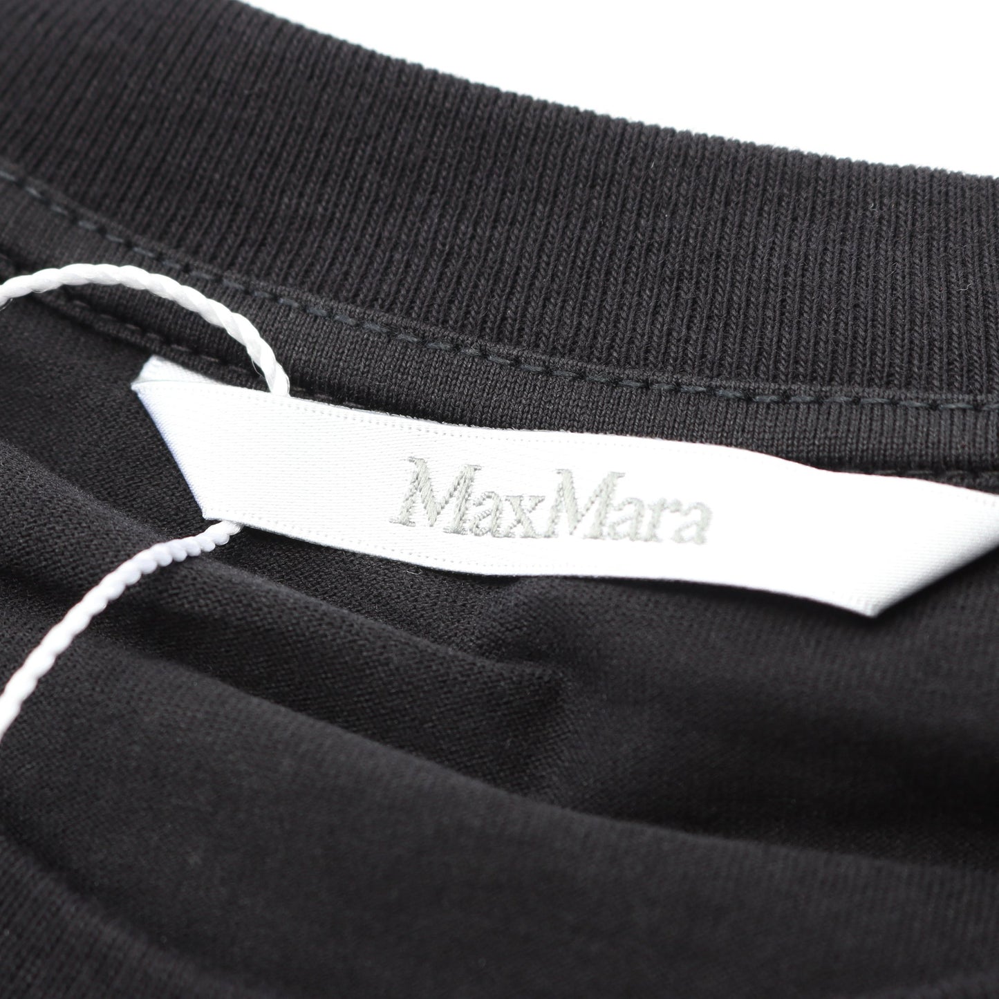 TAVERNA Tシャツ コットン ブラック マックスマーラ トップス Max Mara