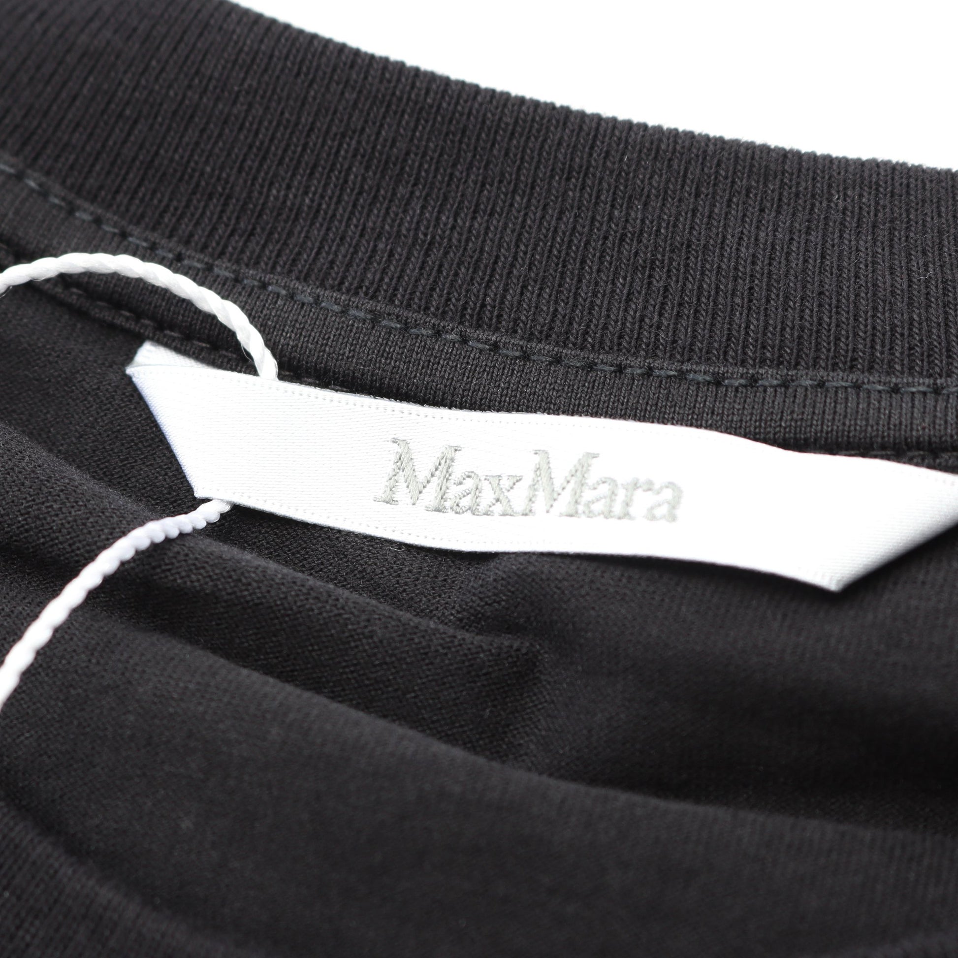 TAVERNA Tシャツ コットン ブラック マックスマーラ トップス Max Mara