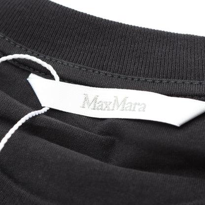 TAVERNA Tシャツ コットン ブラック マックスマーラ トップス Max Mara