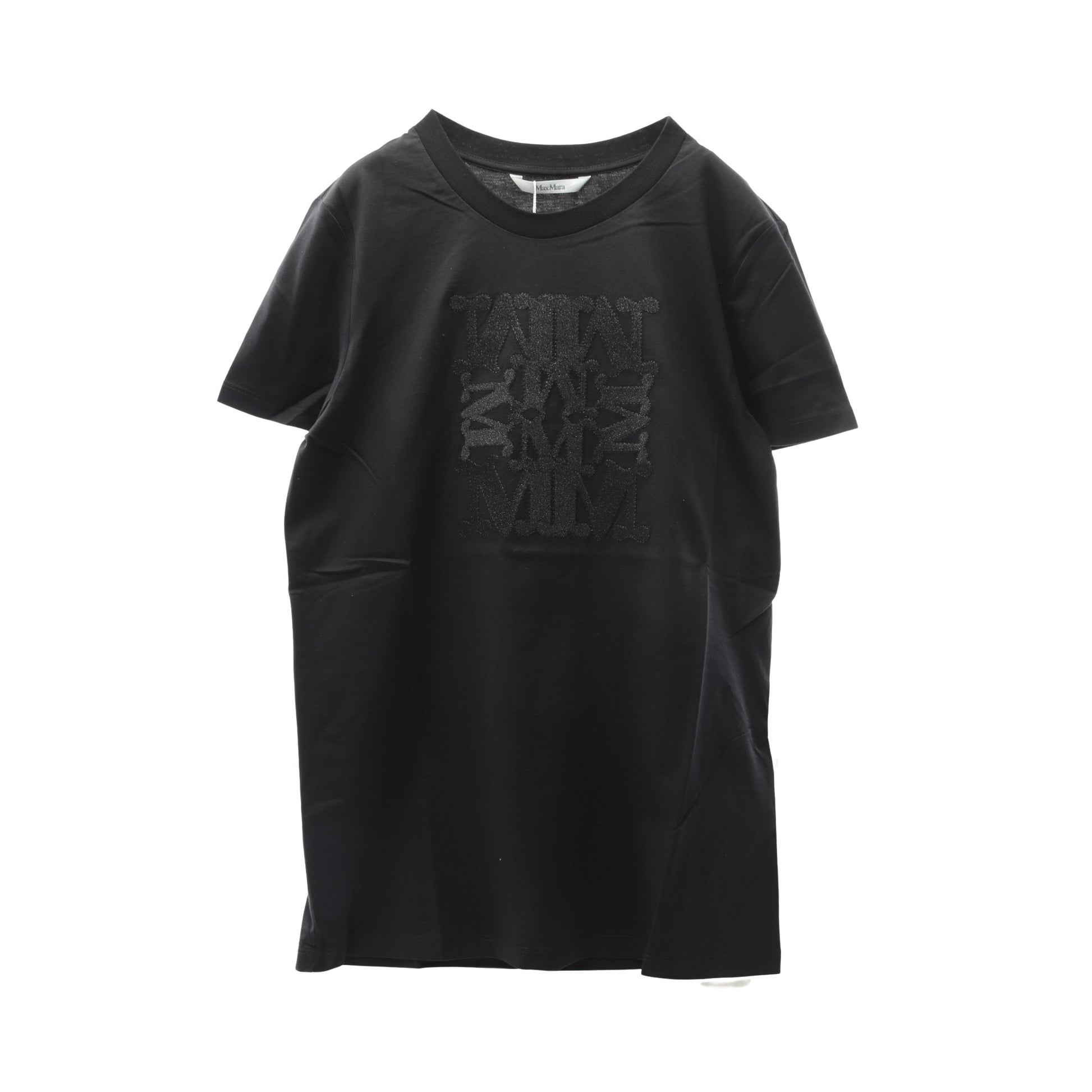 TAVERNA Tシャツ コットン ブラック マックスマーラ トップス Max Mara