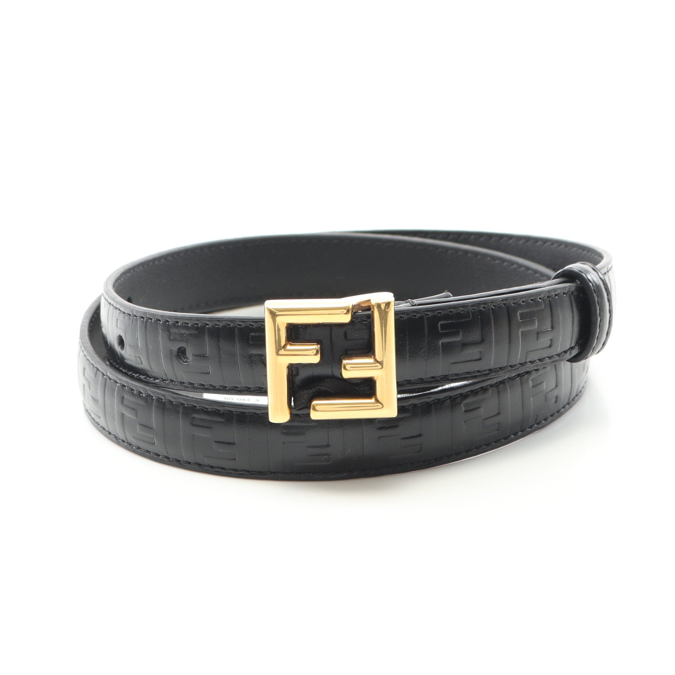 fair1021　FENDI ブラックレザーベルト FENDI ブラックレザーベルト fair1021 FENDI ブラックレザーベルト