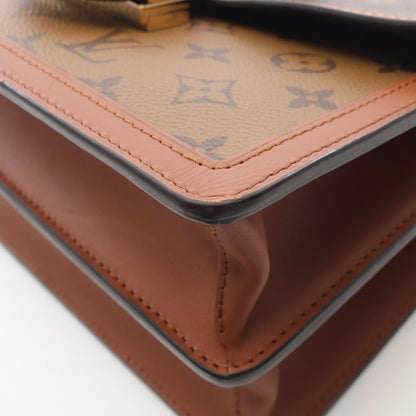 ドーフィーヌMM モノグラムリバース チェーンショルダーバッグ PVC レザー ブラウン 2WAY ルイヴィトン バッグ LOUIS VUITTON