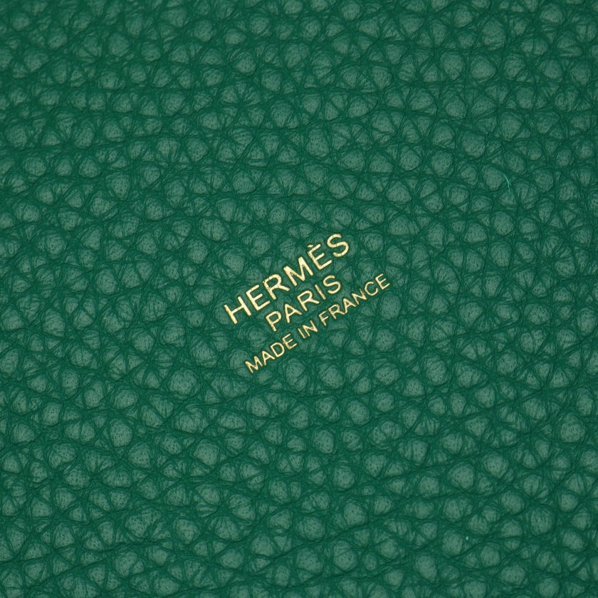 ピコタンロックPM ミント ハンドバッグ トリヨンクレマンス グリーン ゴールド金具 C刻印 エルメス バッグ HERMES