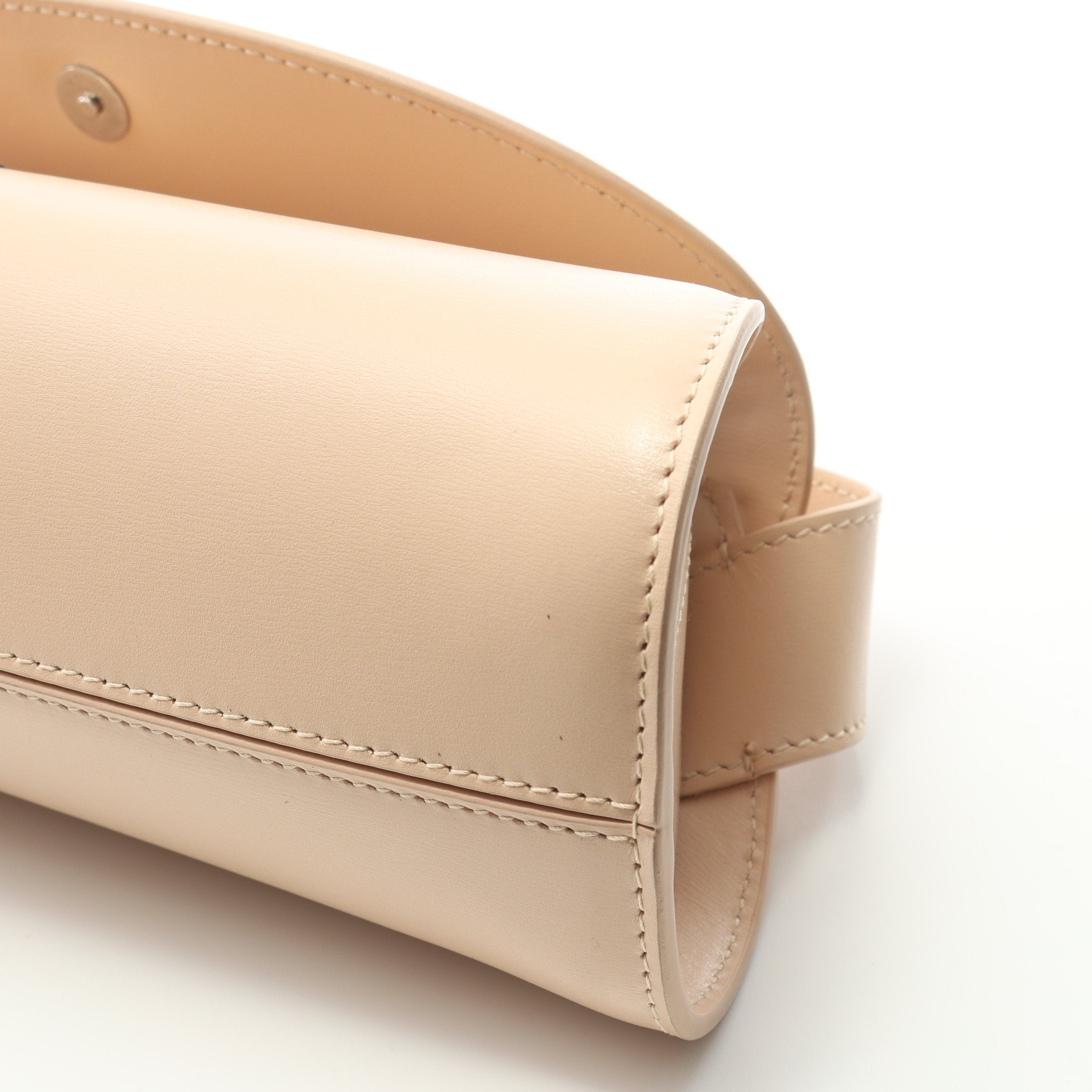 CANNOLO カンノーロ スモール ショルダーバッグ レザー ピンクベージュ