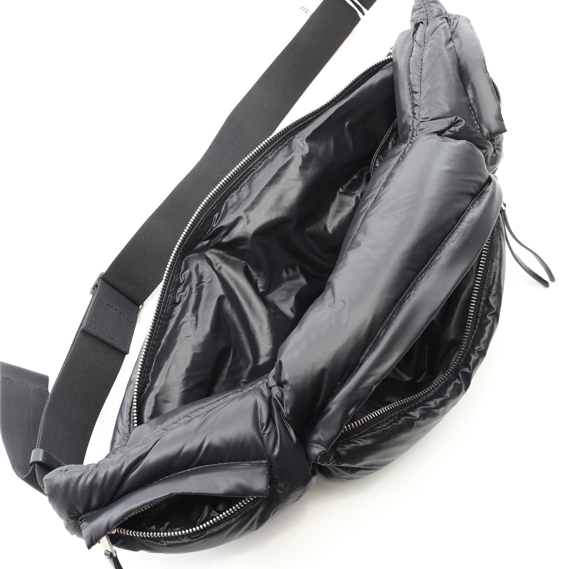 PADDED BELT BAG ボディバッグ ウエストバッグ ナイロン ブラック ジル