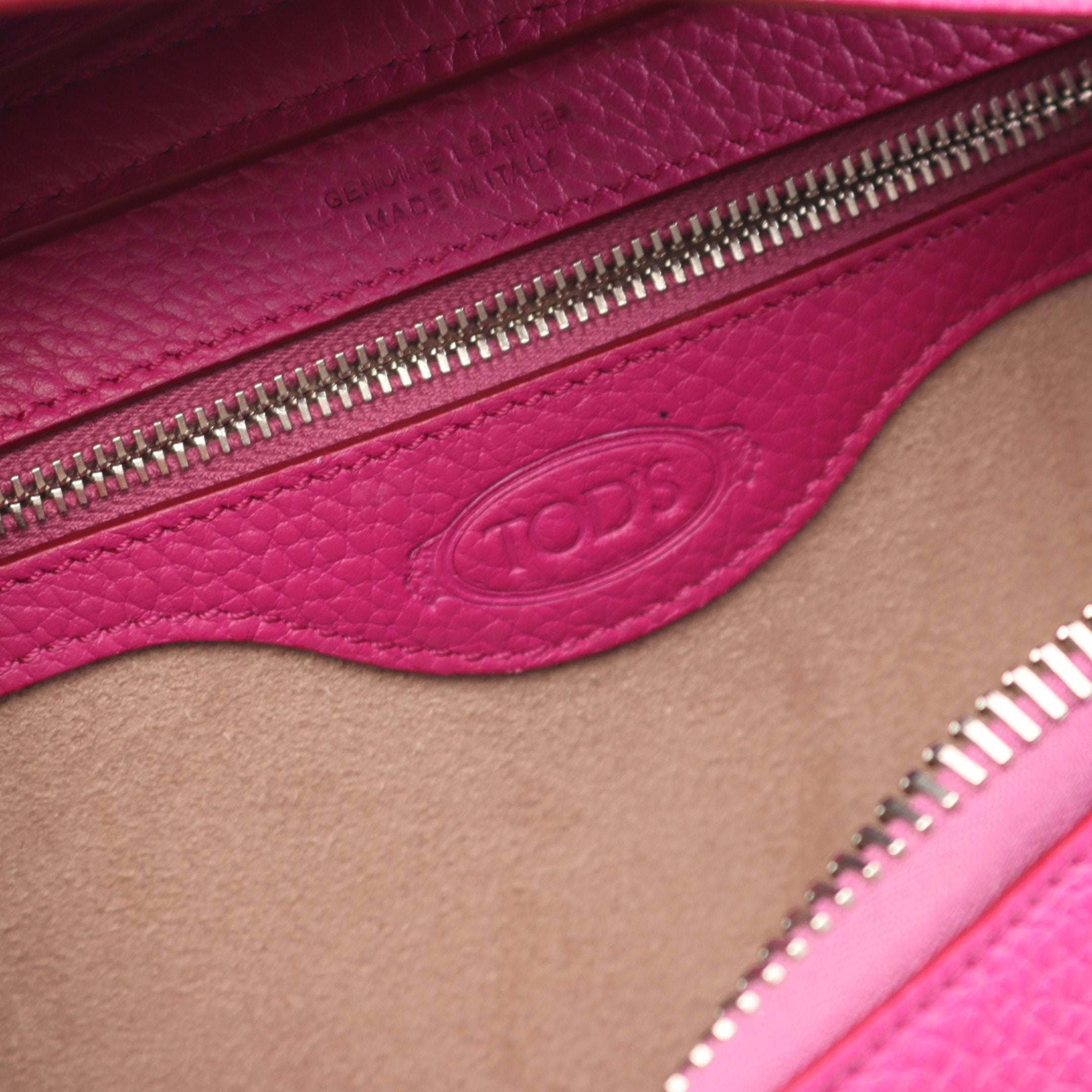 WAVE BAG ウェーブバッグ ハンドバッグ レザー ピンクパープル 2WAY