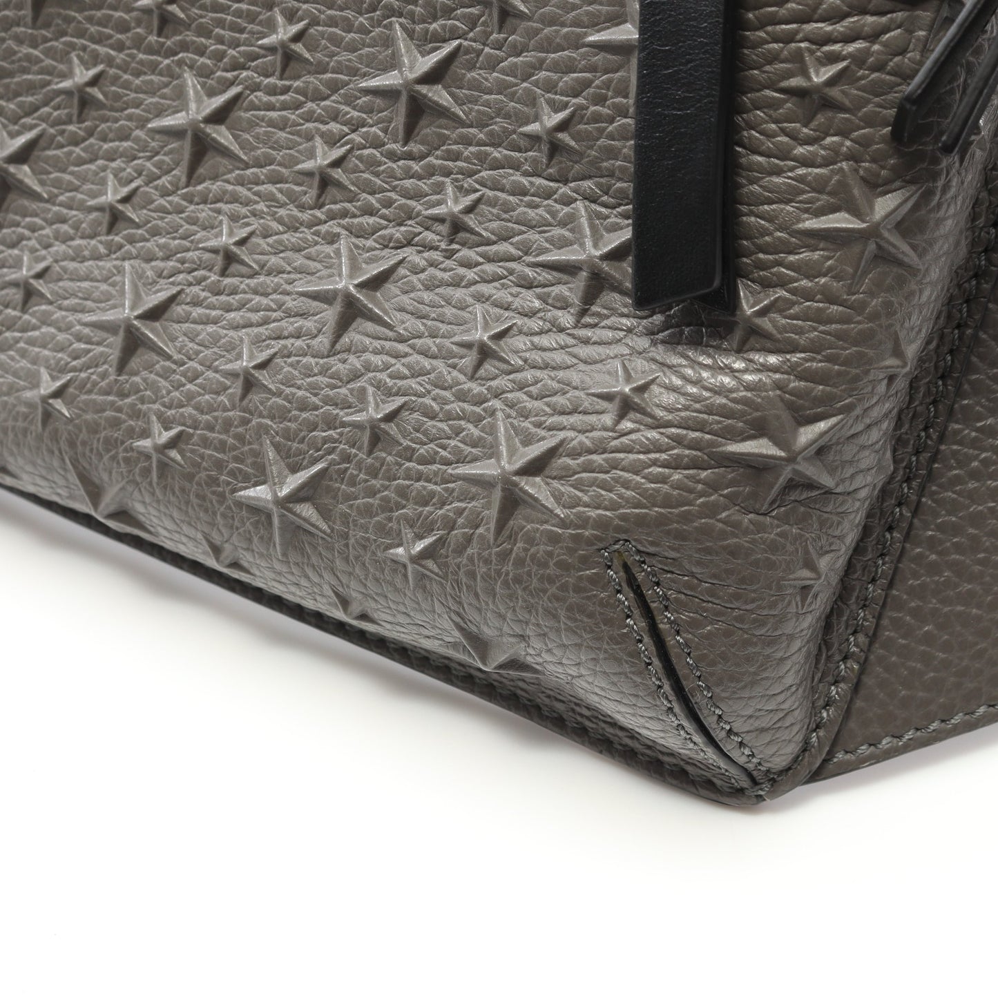 スターエンボス ボディバッグ ウエストバッグ レザー グレー ジミーチュウ バッグ JIMMY CHOO