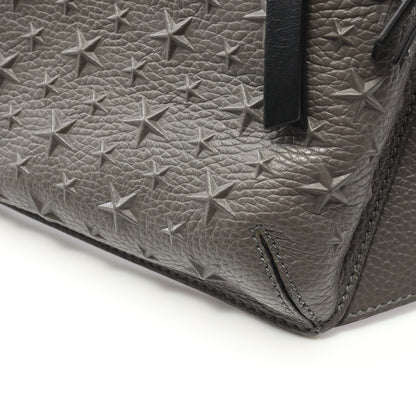 スターエンボス ボディバッグ ウエストバッグ レザー グレー ジミーチュウ バッグ JIMMY CHOO