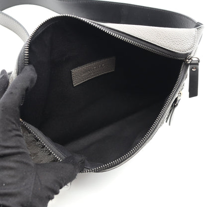 スターエンボス ボディバッグ ウエストバッグ レザー グレー ジミーチュウ バッグ JIMMY CHOO