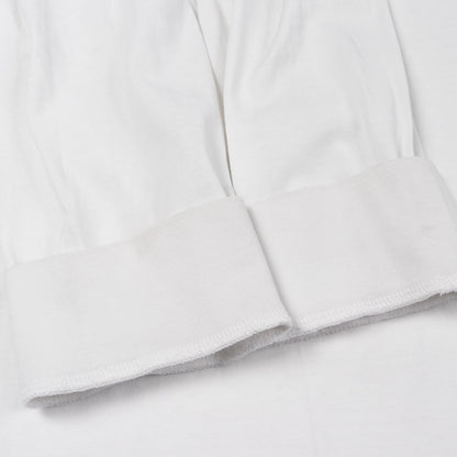 JARRAD チェックネック Tシャツ カットソー クルーネック 長袖 コットン ホワイト バーバリー トップス BURBERRY