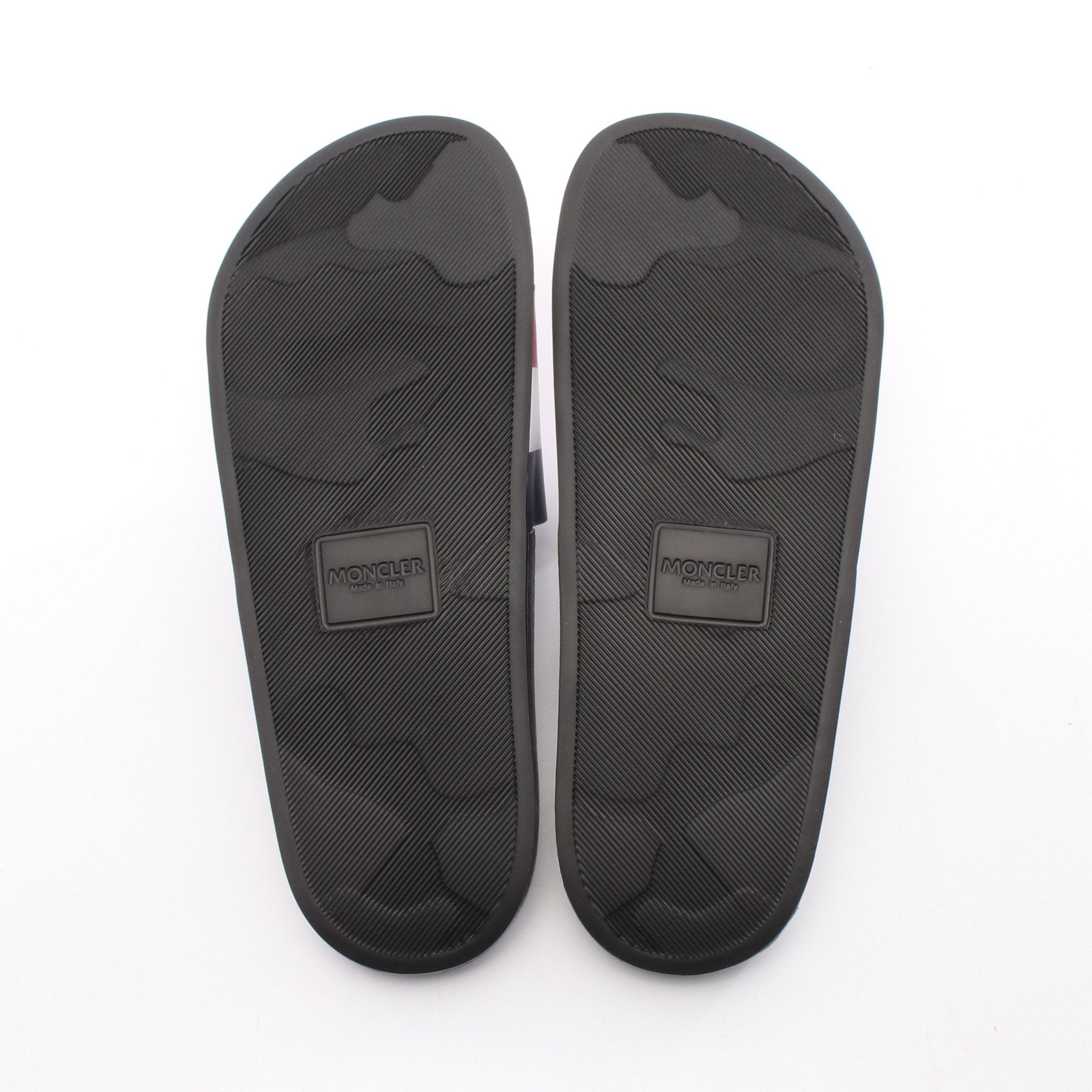 BASILE シャワーサンダル スライドサンダル ラバー ネイビー ホワイト