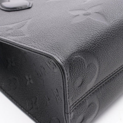 オンザゴーPM モノグラムアンプラント ノワール ハンドバッグ レザー ブラック 2WAY ルイヴィトン バッグ LOUIS VUITTON