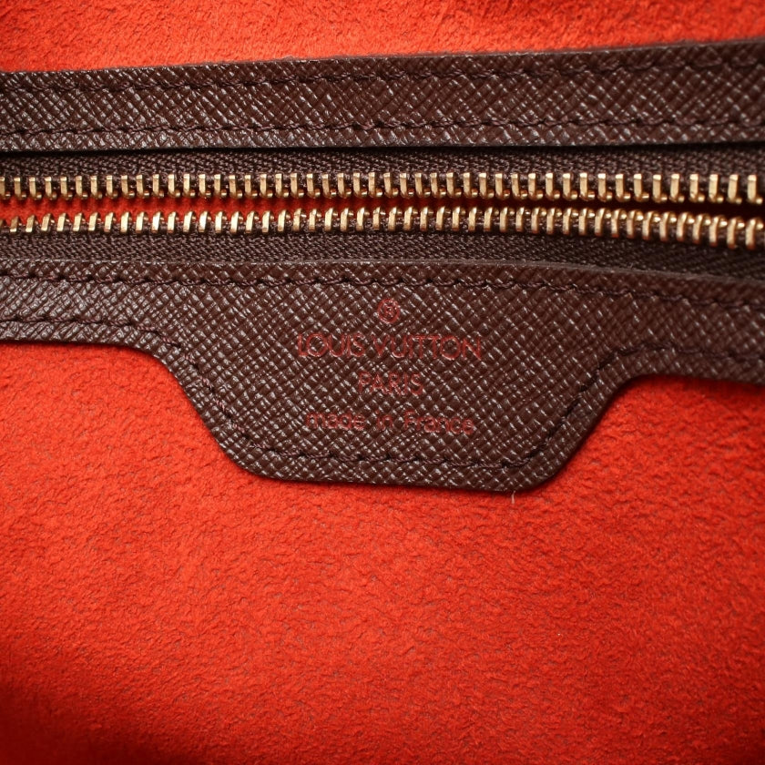 トリアナ ダミエエベヌ ハンドバッグ PVC レザー ブラウン ルイヴィトン バッグ LOUIS VUITTON