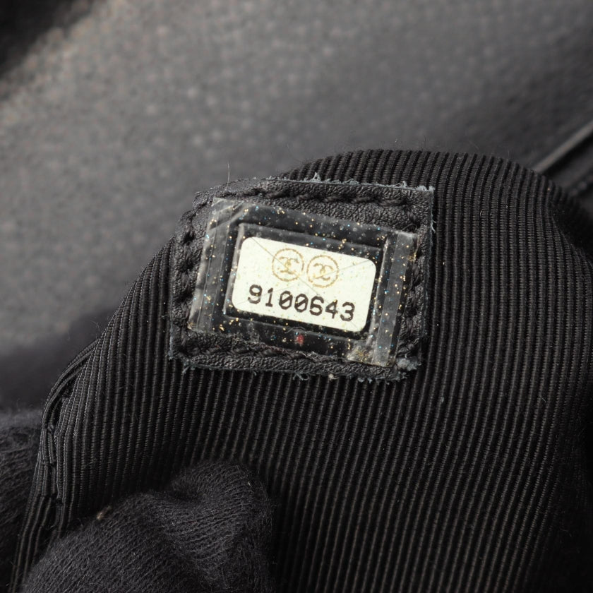 マトラッセ ハンドバッグ キャビアスキン ブラック ゴールド金具 シャネル バッグ CHANEL