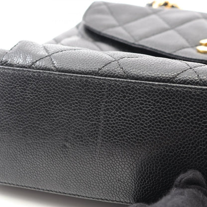 マトラッセ チェーンショルダーバッグ チェーントートバッグ キャビアスキン ブラック ゴールド金具 シャネル バッグ CHANEL