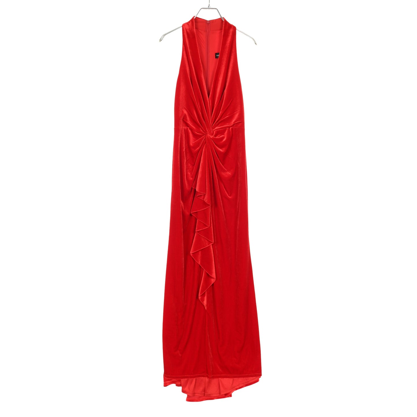 ツイストドレープベルベット ドレスワンピース レッド タダシショージ ワンピース TADASHI SHOJI