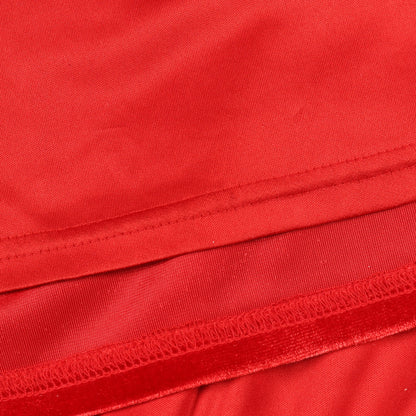 ツイストドレープベルベット ドレスワンピース レッド タダシショージ ワンピース TADASHI SHOJI
