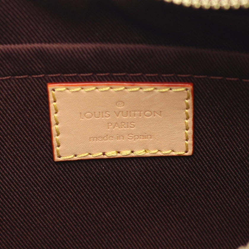 クロワッサン モノグラム ショルダーバッグ PVC レザー ブラウン ルイヴィトン バッグ LOUIS VUITTON