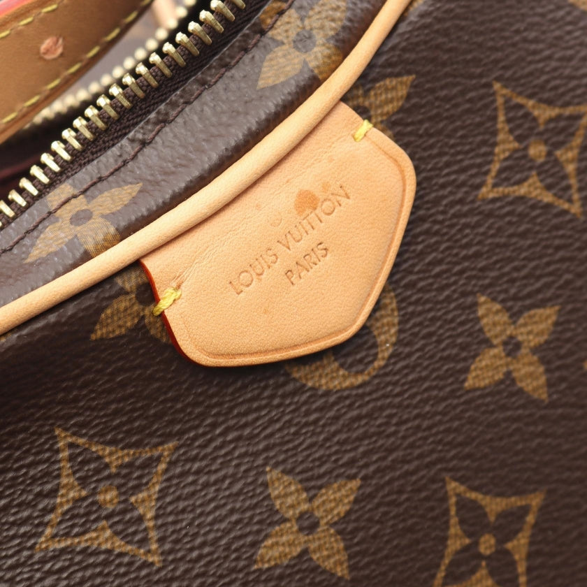 クロワッサン モノグラム ショルダーバッグ PVC レザー ブラウン ルイヴィトン バッグ LOUIS VUITTON