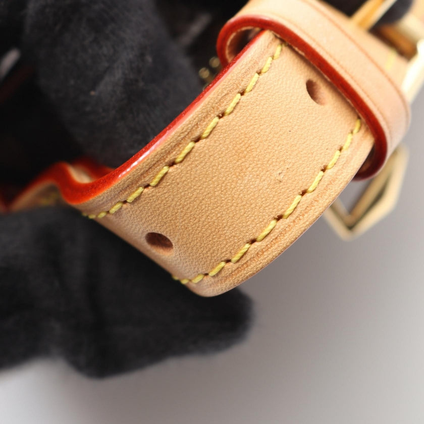 クロワッサン モノグラム ショルダーバッグ PVC レザー ブラウン ルイヴィトン バッグ LOUIS VUITTON