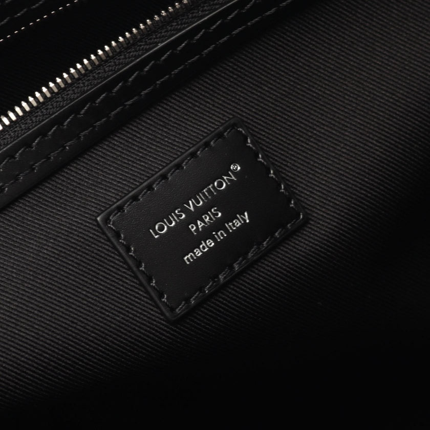 キーポル カーゴ バンドリエール 50 LVナイト ボストンバッグ レザー ブラック 2WAY ルイヴィトン バッグ LOUIS VUITTON