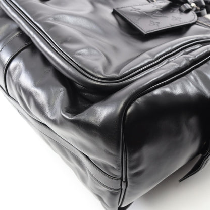 キーポル カーゴ バンドリエール 50 LVナイト ボストンバッグ レザー ブラック 2WAY ルイヴィトン バッグ LOUIS VUITTON