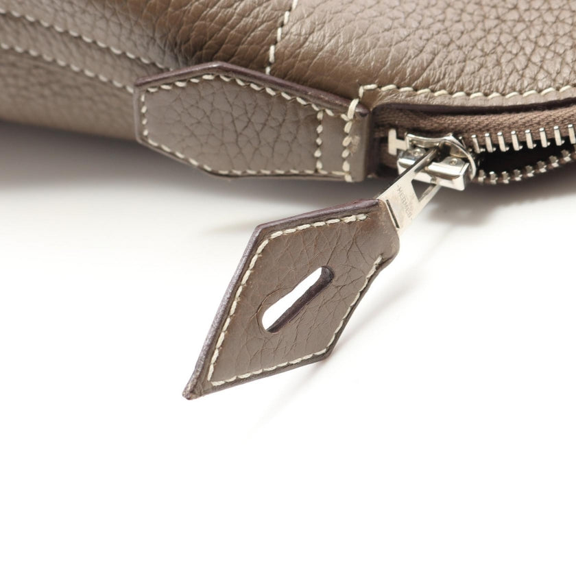 ボリード31 エトゥープ ハンドバッグ トリヨンクレマンス グレーブラウン シルバー金具 2WAY Y刻印 エルメス バッグ HERMES
