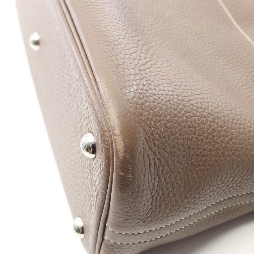 ボリード31 エトゥープ ハンドバッグ トリヨンクレマンス グレーブラウン シルバー金具 2WAY Y刻印 エルメス バッグ HERMES